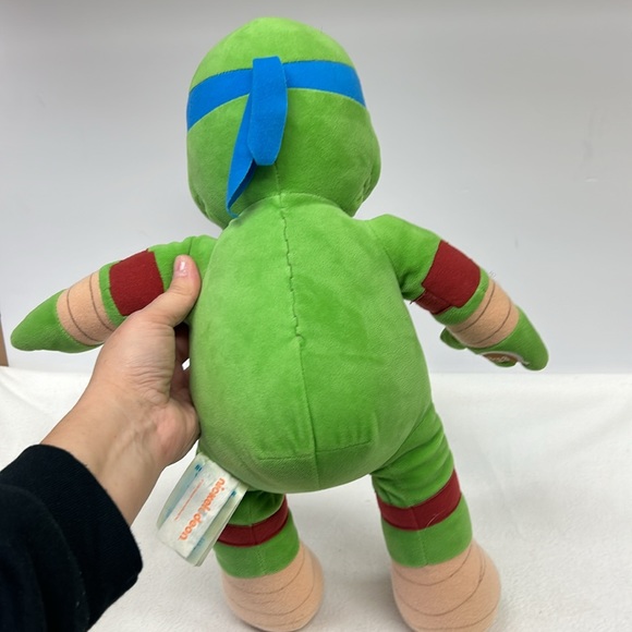 Build A Bear 18” plush TEENAGE MUTANT NINJA TURTLES LEONARDO with two faces - Picture 5 of 12